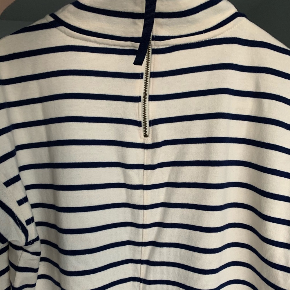 NWT Vineyard Vines Striped Funnel Neck Dress - Picture 6 of 11